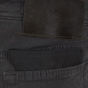 Jeans en denim extensible à coupe ajustée pour hommes taille haute vêtements décontractés durables confortables pour les aventures en plein air de printemps respirant - Product Image 3