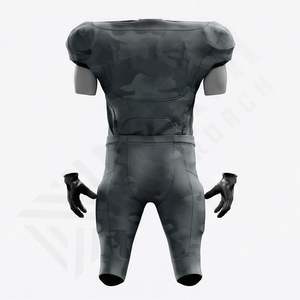 Uniforme de Fútbol Americano Personalizado al por Mayor, Pantalones y Camiseta de Manga Corta para Jóvenes, Uniforme Deportivo de Poliéster con Estampado por Sublimación - Product Image 2