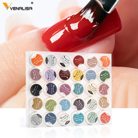 Pinceau acrylique VENALALISA en poils de Kolinsky, pinceau à ongles multifonction, ensemble de pinceaux à ongles de haute qualité, outils d'art des ongles en métal rose doré