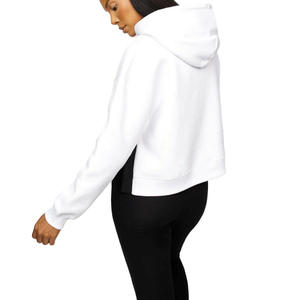 Sweat-shirts à capuche imprimés doublés en polyester/coton respirant pour femmes, dernier modèle de l'usine, élégants et confortables, logo frontal - Product Image 3