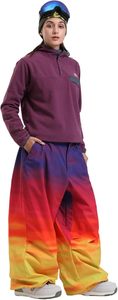 Pantalones de Snowboard para hombre y mujer, pantalones holgados de esquí para nieve, impermeables, a prueba de viento, con aislamiento, para nieve - Product Image 5