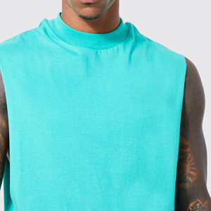 Camiseta sin mangas deportiva para hombre con logotipo personalizado, camiseta sin mangas de color sólido con rayas verticales de verano, chaleco de gimnasio, talla XL - Product Image 6