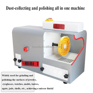 Boasta DM-2 MINI 1 ジュエリー研磨機 集塵機付き 550W 2800RPM ベンチグラインダー ジュエリー修理 金属仕上げ用 - Product Image 5