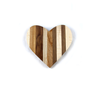 Planche à découper en bois d'acacia en forme de coeur Planche à découper Plateau de service à fromage Planche à pain en bois pour ustensiles de cuisine - Product Image 4