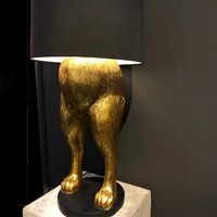 Cheval Lampe de table Maison Hôtel Chambre Table de chevet Lampe décorative Éclairage intérieur Décoration Lampe à LED avec abat-jour