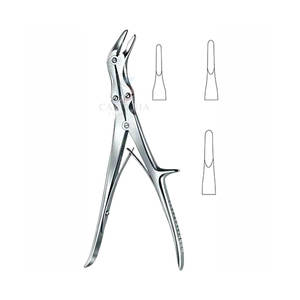 Alta calidad 23cm doble acción Echlin hueso Rongeur 2mm alicates herramienta de cirugía Manual de acero inoxidable hecho en Pakistán - Product Image 1