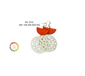 Haute qualité luxueux Vintage dame boucle d'oreille ensemble de bijoux pour vacances et fête nouvelle mode Style coréen rotin boucle d'oreille bijoux - Product Image 5