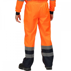 ¡Novedad de 2024! Pantalones DE SEGURIDAD Hi Vis de algodón, pantalones de seguridad reflectantes impermeables, pantalones de trabajo de carga Hi Vis de alta resistencia - Product Image 1