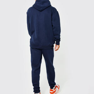 Survêtements de sport pour hommes personnalisés avec logo 2026, vêtements de rue, molleton 100% coton uni, jogging imprimé pour l'hiver - Product Image 2