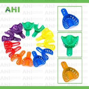 Plateaux d'empreinte dentaire jetables 74 inférieurs 58 supérieurs en plastique jetable - Product Image 4