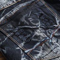 Streetwear rahat Denim pantolon erkek kot pantolon yeni çok cep rahat pantolon özel pantolon Jogger Denim erkekler için 2025 OEM