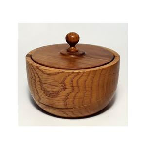 Bol de service d'aliments végétaux fait à la main pour restaurant et hôtel en vrac bol de forme ronde en bois d'acacia avec cuillère - Product Image 5