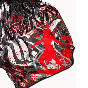 กางเกงขาสั้นออกกำลังกายแบบไขว้สำหรับผู้ชายกางเกงขาสั้นชกมวยแบบคลาสสิกกางเกงต่อยมวย - Product Image 3