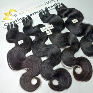 Extensiones de cabello humano virgen vietnamita crudo Color natural Onda del cuerpo Trama Doble dibujado-Precio al por mayor - Product Image 5