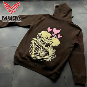 Sudadera con Capucha Extra Grande para Hombre, Estilo Urbano, de Algodón y Felpa - Product Image 4