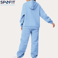 Conjunto Deportivo de Dos Piezas para Mujer, Talla Grande, Transpirable, con Bordado, Sudadera de Manga Larga y Pantalones Anchos para Invierno