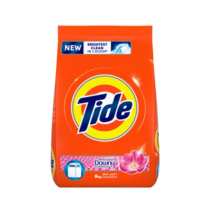 Detergente en Polvo Ecológico Tide de 6 kg con Esencia Floral Downy, Portátil y Desechable para Ropa - Product Image 1