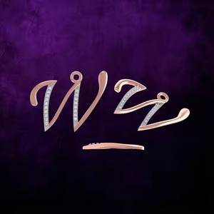 สร้อยคอจี้รูปตัวอักษรสีโรสโกลด์18K สำหรับสตรีมีสไตล์พร้อมจี้และเสน่ห์สุดเพอร์เฟกต์ - Product Image 4