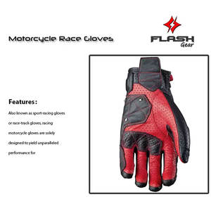 Guantes de Cuero Profesionales de Alta Calidad para Motociclistas, con Logotipo Personalizado, Protección Invernal, Impermeables y Resistentes al Fuego - Product Image 4