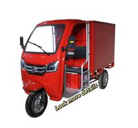 Vente en gros de tricycle à cargaison express électrique à trois roues 60v Type de carrosserie ouvert avec tricycle à capacité de charge utile de 800kg à levage élevé
