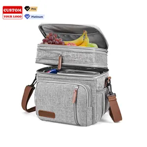 Borsa termica portatile Oxford Tote Outdoor Picnic Camping Travel Insulated Soft Ice Pack Lunch Box Insulation Cooler Bag