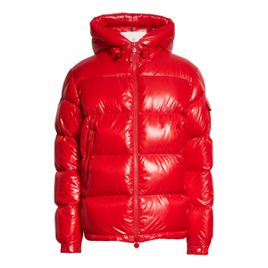 2023 New Arrival Custom Design Glossy Shinny Quilting Eco-Friendly Waterproof Polyester/Cotton Bomber Jackets for Men <b>Stand</b> - Product Image 1