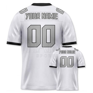 เสื้อฟุตบอลแบบกำหนดเอง เสื้ออเมริกันฟุตบอล เสื้อทีมแบบซับลิเมชั่นผ้าตาข่าย สำหรับเด็กและผู้ใหญ่ ผู้ผลิต OEM - Product Image 3