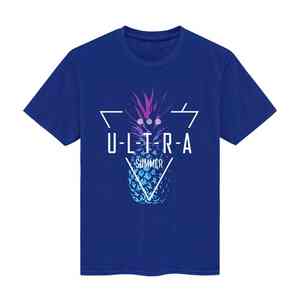 Camiseta de ajuste regular de punto sólido Formal para hombre de peso pesado Patrón de mezcla de poliéster/algodón Serigrafía deportiva Ropa de gimnasio - Product Image 4