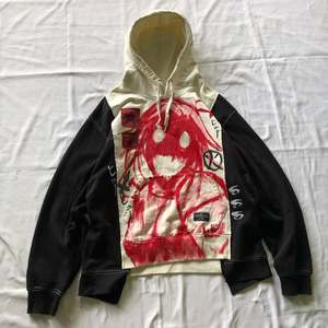 Fabricant personnalisé Sweat à capuche Distressed Boxy Sweat à capuche court de haute qualité Point contrasté Veste à capuche imprimée DTG de créateur - Product Image 4