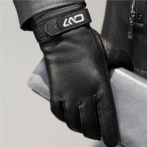 Gants en cuir de sécurité au travail durables Gants en cuir de qualité industrielle avec paume renforcée | Gants de mode en cuir personnalisés - Product Image 1