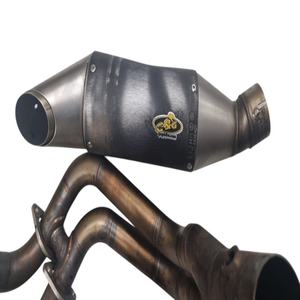 Système d'échappement en acier inoxydable G&G pour motos Yamaha MT 07 14-17, adaptateur de silencieux de 51 mm - Product Image 2