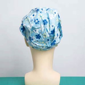 Gorro Quirúrgico Personalizado para Médico, Enfermera, Clínica, Hospital, Ajustable, de Algodón y Poliéster, con Estampado y Bordado, OEM - Product Image 3