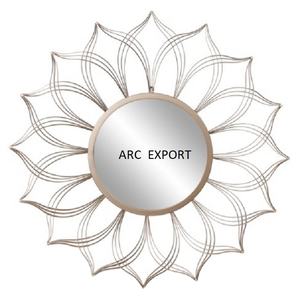 Fantaisie Unique Designer Mur Miroir Antique Conception Avec Forme Décoration Unique De Luxe Argent Matériel Décoration De La Maison Accessoires - Product Image 1