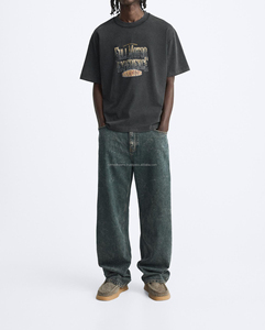 Camiseta de talla grande, camisetas con hombros caídos, camisetas de talla grande, camisetas de gran tamaño de lavado de alta calidad, camisetas de gran tamaño para hombres - Product Image 5