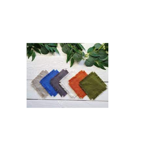 Linen Stone <b>Coaster</b> with Stand Cork Base Texture Style <b>Drink</b> <b>Coaster</b> and Handmade Use for Low Price - Product Image 4