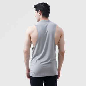 Camiseta sin mangas de algodón 100% para hombre al por mayor, camiseta sin mangas de culturismo informal transpirable de secado rápido para gimnasio y Deportes - Product Image 5