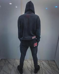 Fabricación personalizada 100% algodón pesado de gran tamaño pulóver Sudadera con capucha estampado bordado chándal para hombres - Product Image 3