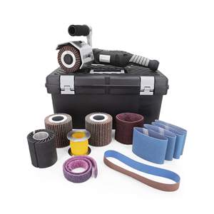 Kit de base intelligent PTX ECO, polisseuse multifonction à vitesse variable électrique pour la finition des métaux, outil de meulage inclus - Product Image 2