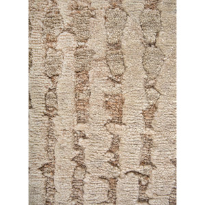 Alfombra Clásica de Lana Color Marfil Uvenuti, Anudada a Mano con Patrón Abstracto para Decoración de Sala de Estar, Tamaño Grande - AIWT-3036(CS-01) - Product Image 3