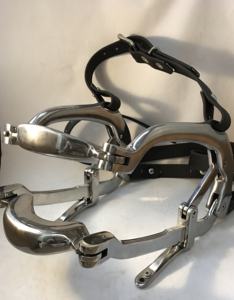 Modelo Dental Equino de Acero Inoxidable de Calidad Premium al por Mayor, Estilo CAPS, SKI-3011, Abrebocas Ecuestre Millennium, SKI para Caballos - Product Image 4