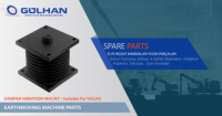 TAMPON DE SUSPENSION EN CAOUTCHOUC RESSORT CREUX DUMPER MONTAGE ANTI-VIBRATION POUR VOLVO Numéro de pièce 11054102