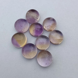 พลอยอะเมทรินทรงกลมหลังแบนปรับเทียบขนาดได้ตามธรรมชาติคุณภาพสูง - Product Image 6