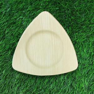 Plato Desechable Triangular Ecológico y Biodegradable de 15 CM, Material de Hoja de Palma, Apto para Servir Alimentos, Congelador y Microondas - Product Image 5