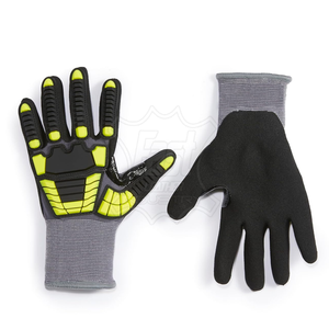 Chống sốc an toàn cơ khí găng tay mạnh mẽ xây dựng tác động găng tay mỏ dầu làm việc găng tay nitrileen420 - Product Image 1