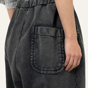 กางเกงกีฬาลำลองใส่ได้ทั้งชายและหญิงปักลายสไตล์สตรีทแวร์แนวสตรีทเทอร์รี่กรดซักได้ตามต้องการ - Product Image 5