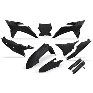 Kit di plastica nera completa per KTM SX-F 450 accessori per motocicli 2025-2025 - Product Image 1