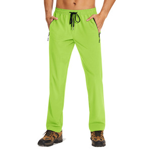 Pantalones de Hombre de Diseño Personalizado, Tejido de Punto Extra Suave, Ajustados, con Bolsillos con Cremallera, de Algodón y Poliéster, para Entrenamiento - Product Image 1