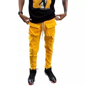 Pantalons cargo pour hommes, logo imprimé personnalisé, hiver, vente en gros à bas prix, pantalon décontracté ample, jogging en coton, pantalon empilé, pantalon de survêtement pour hommes - Product Image 6