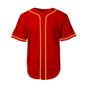 New 2024 customized design with custom logo printed Fast Delivery Baseball Plain Shirts Outfit Men and women Baseball Jersey