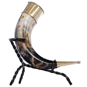 Corne à boire viking pour bière, corne de bœuf/vache de haute qualité, polie, naturelle, écologique, style animal, par Crescent Crafts - Product Image 6